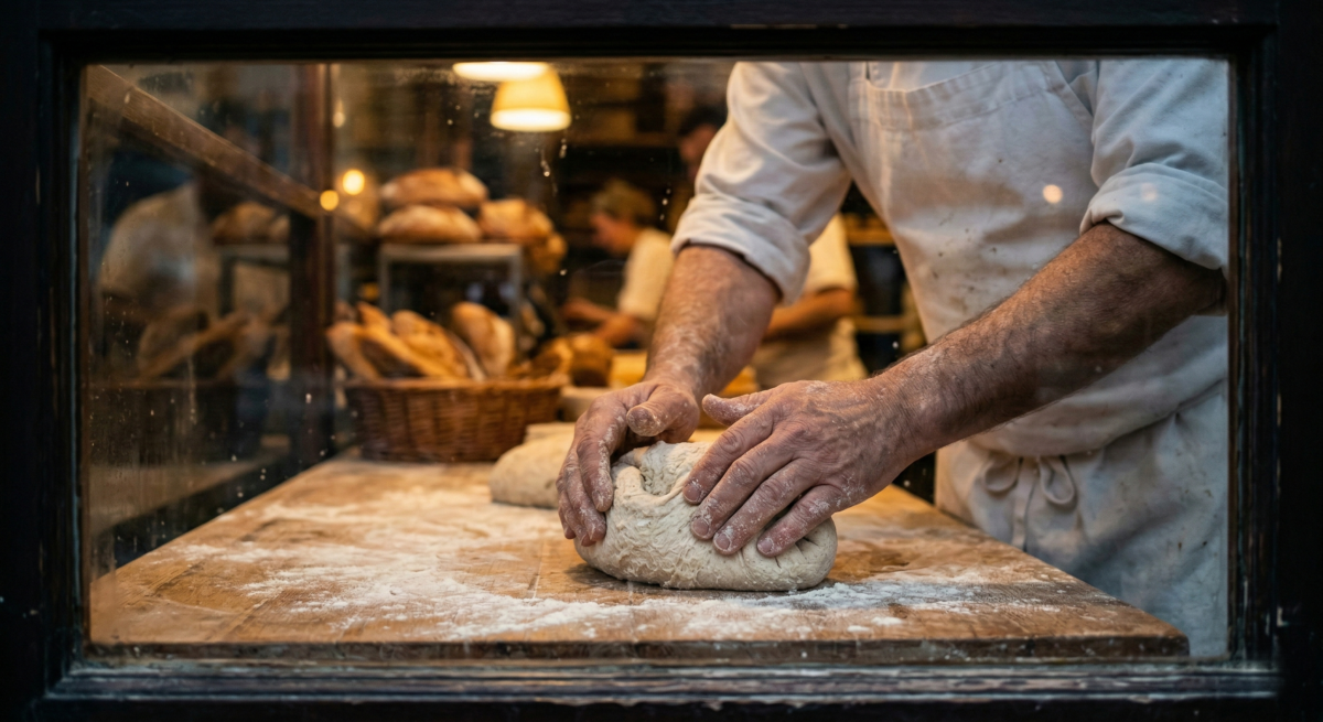 Authentic Cultural Moments In Travel Photography 3 Capture Authentic Cultural Moments In Travel Photography, A Baker Shaping Some Dough.
