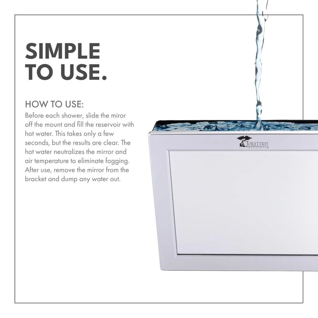 How to Use Fogless Shower Mirror