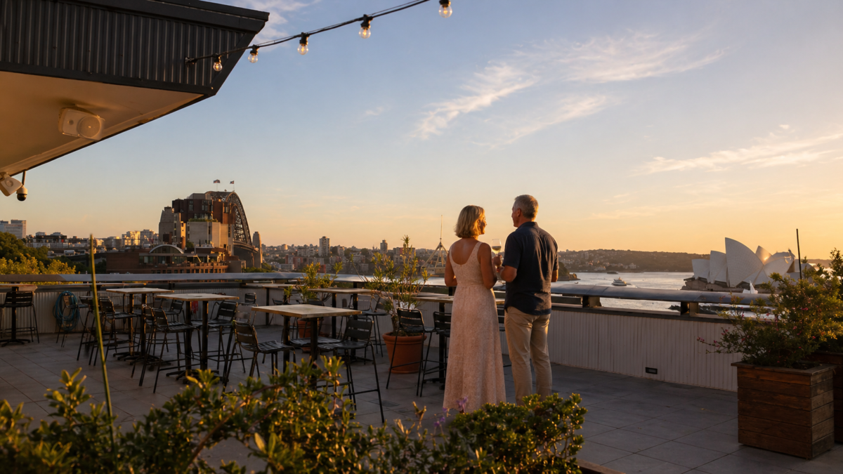 Boutique Hostel Rooftop Terrace In Sydney Australia, Affordable Luxury Travel Accommodation Tips