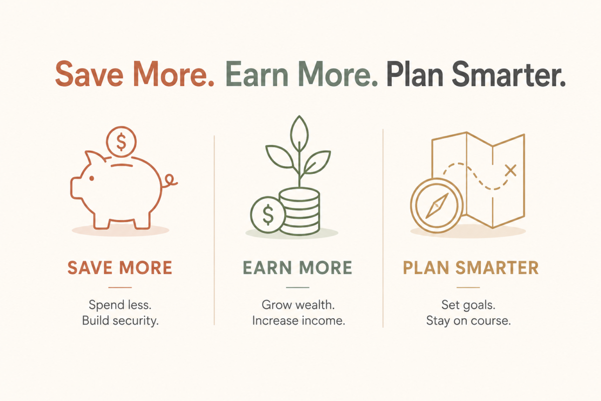 Save More, Earn More, Plan Smarter Framework For Ai And Financial Independence