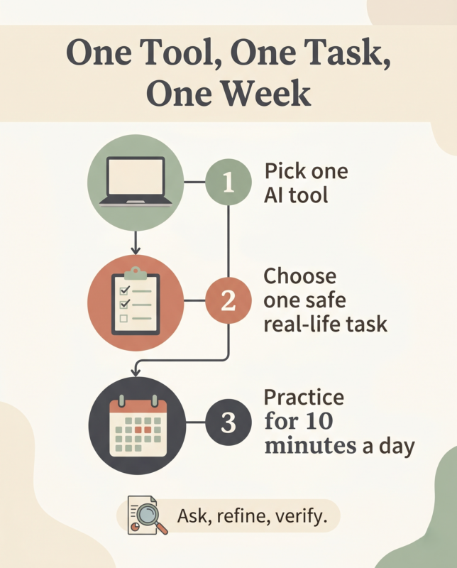 One Tool One Task One Week Framework For Adults Learning Ai