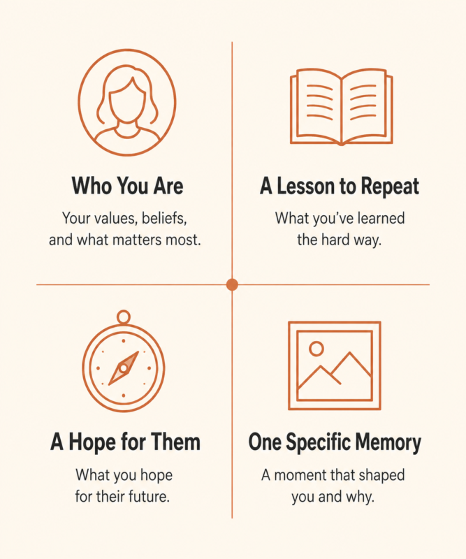 How To Create A Legacy Video For Your Children 2 Four Prompts For What To Say In A Family Legacy Video