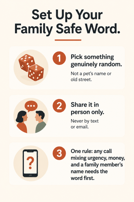 How To Protect Your Family From Ai Voice Cloning Scams 3 Steps For Setting Up A Family Safe Word To Prevent Ai Voice Cloning Scams