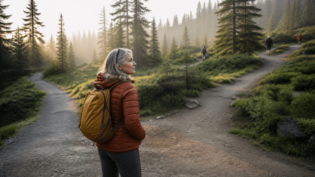 Build Confidence When You Feel Behind Featured How To Build Confidence When You Feel Behind At A Midlife Trail Junction