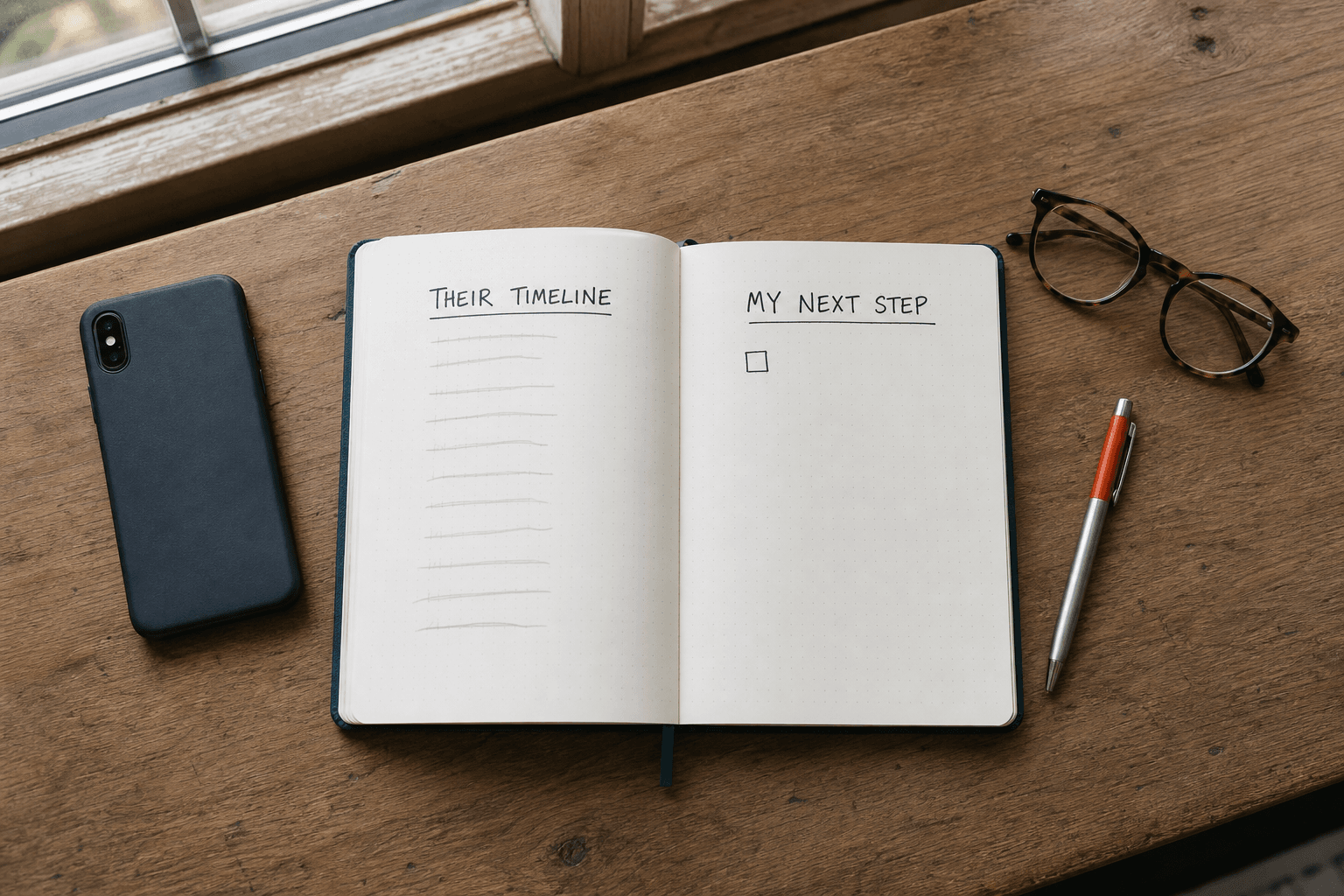 Their Timeline My Next Step Notebook Comparing Their Timeline With My Next Step For Rebuilding Confidence