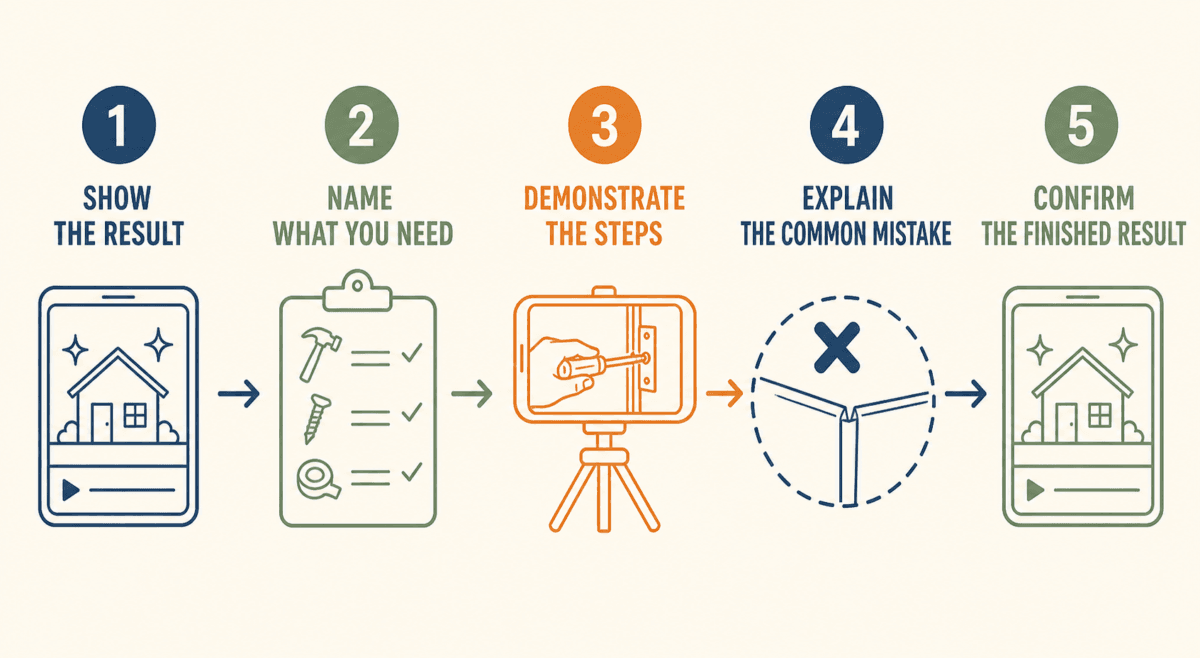 Five-Part Plan For Recording A Useful Family How-To Video