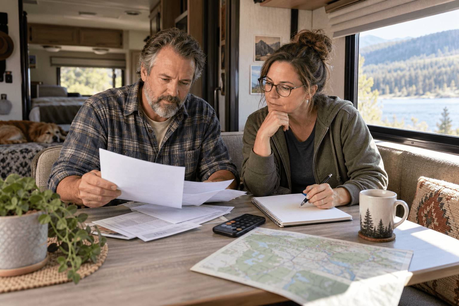 Midlife Couple Building A Fixed-Cost Budget Inside An Rv