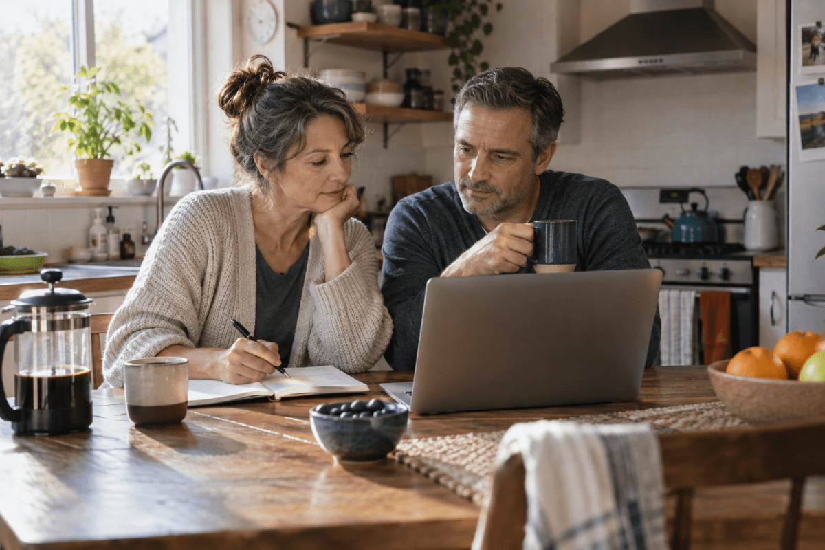Reinvent Yourself At 45 Featured Midlife Couple Planning How To Reinvent Themselves At 45 Without Quitting Their Jobs