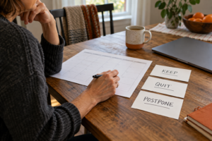 Midlife Decision Filter: What To Keep, Quit Or Postpone